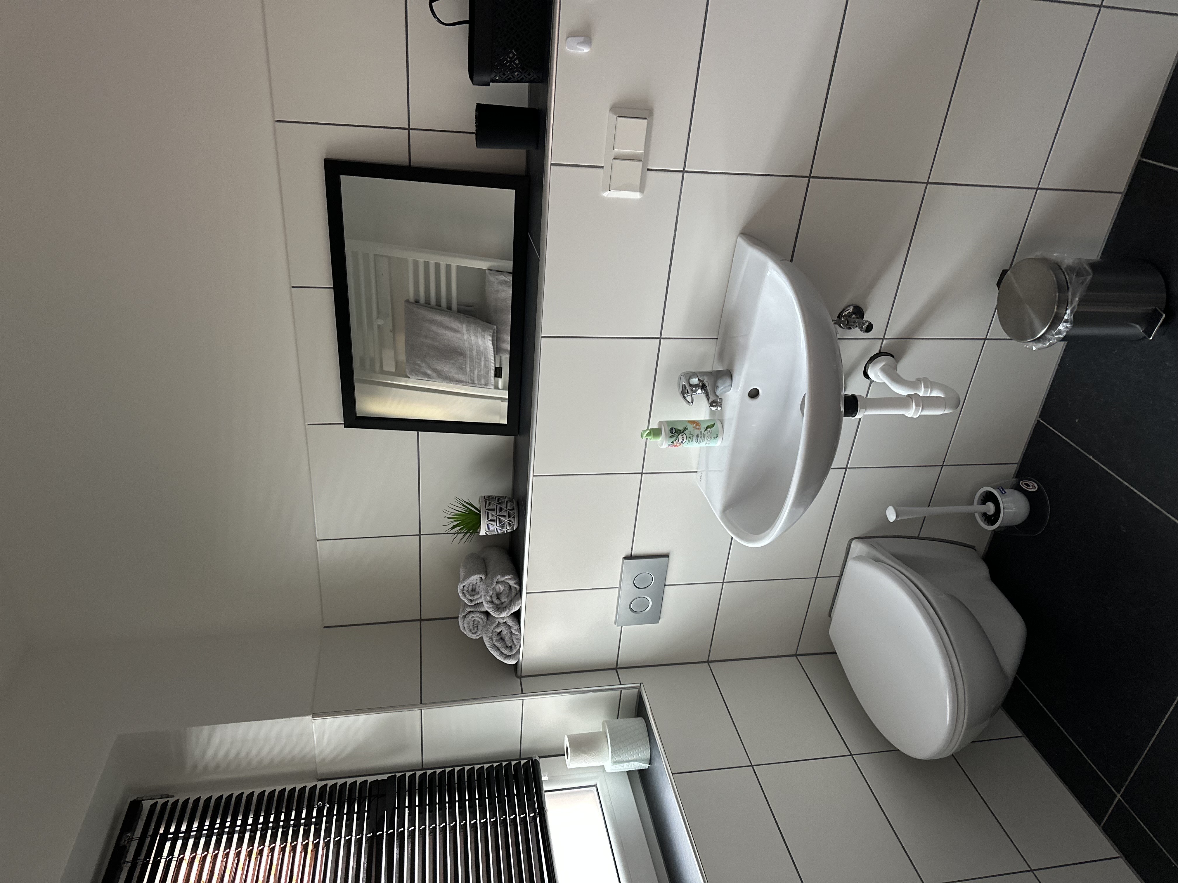 Wohnung 1 – Badezimmer mit WC